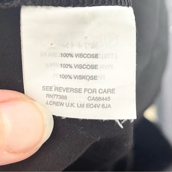 Madewell Cuffed Trucked Trousers Elastic Waistband Women’s size L Black - Picture 8 of 10